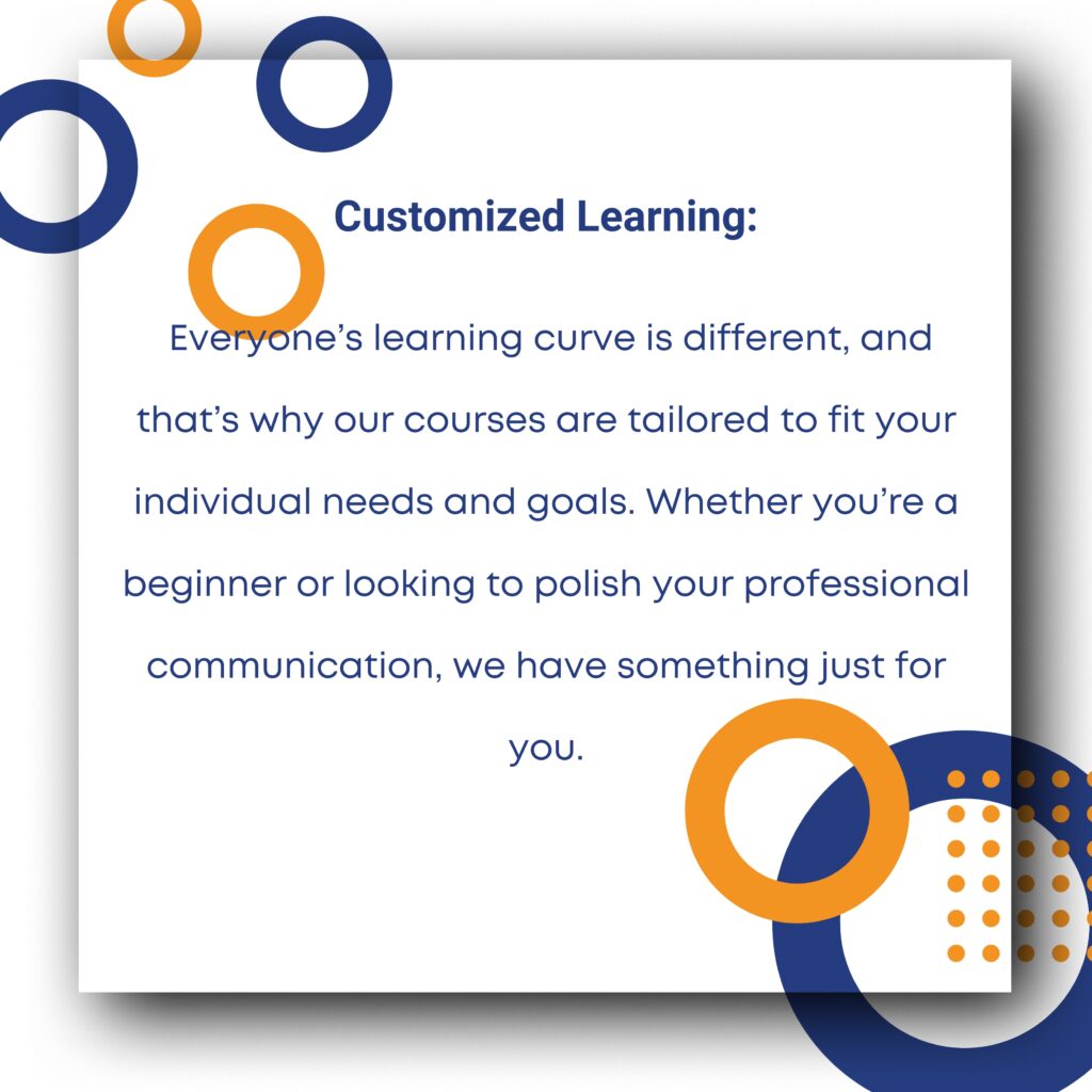 Customized learning